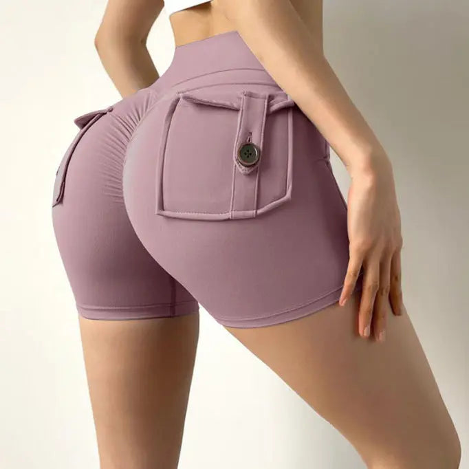 Sofia – Stilvolle Hochbund-Yogashorts für Damen