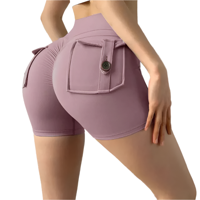 Sofia – Stilvolle Hochbund-Yogashorts für Damen
