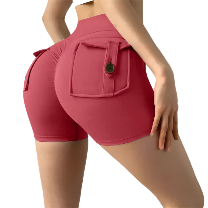 Sofia – Stilvolle Hochbund-Yogashorts für Damen