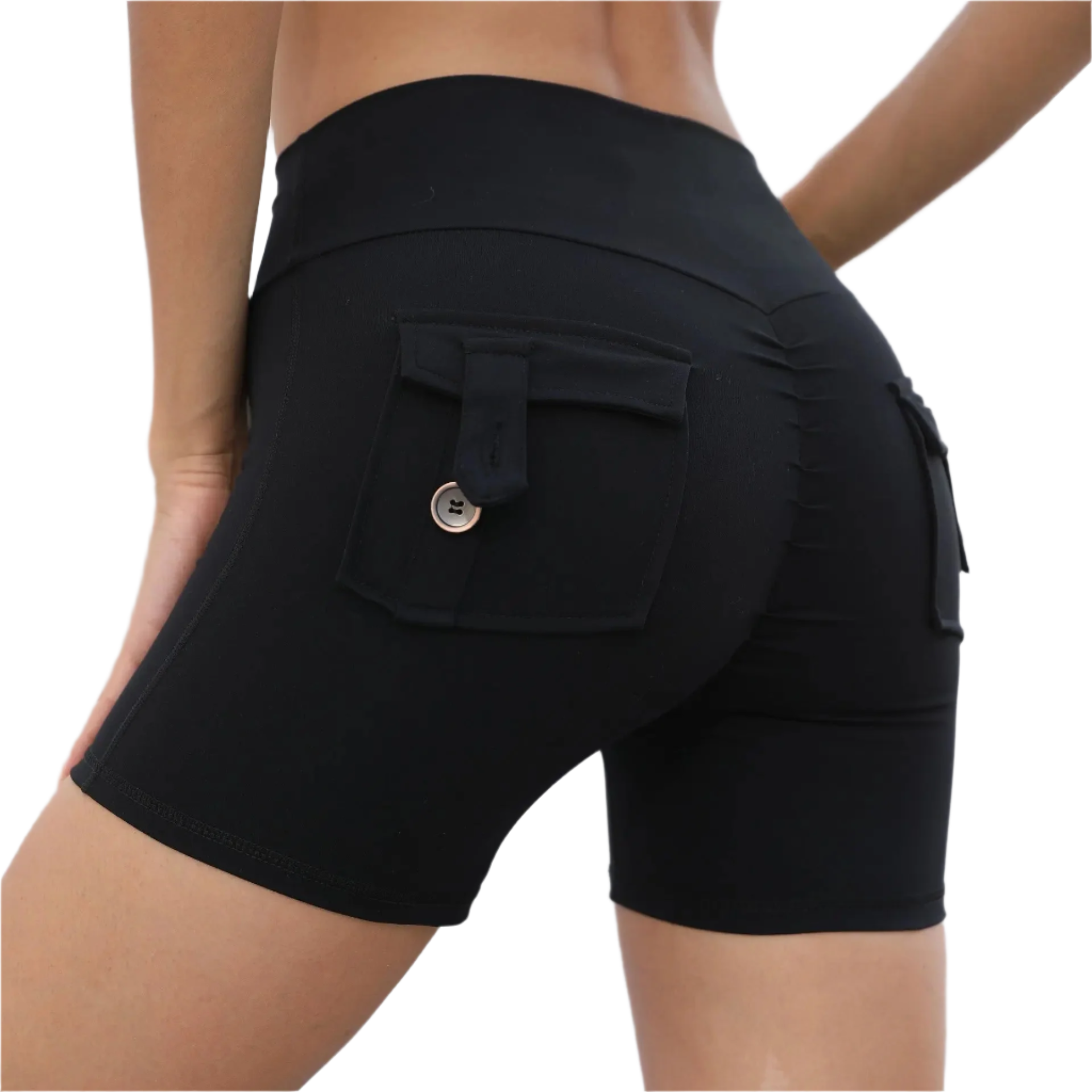 Sofia – Stilvolle Hochbund-Yogashorts für Damen