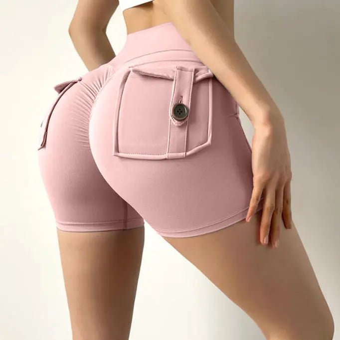 Sofia – Stilvolle Hochbund-Yogashorts für Damen