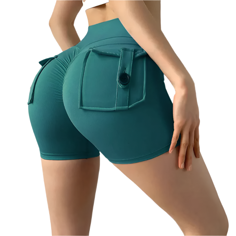 Sofia – Stilvolle Hochbund-Yogashorts für Damen