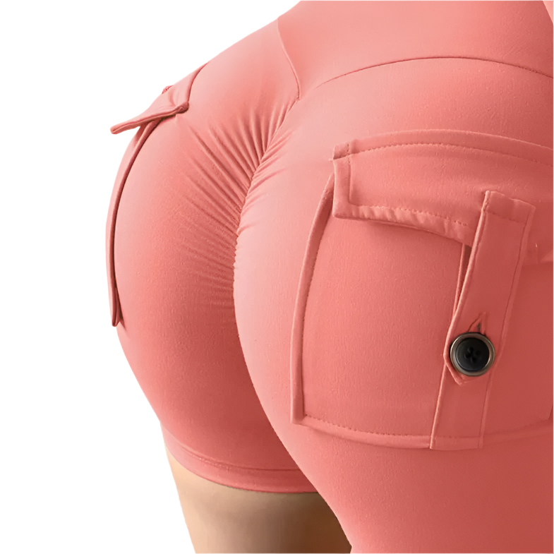 Sofia – Stilvolle Hochbund-Yogashorts für Damen