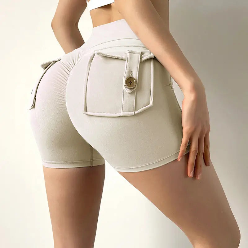 Sofia – Stilvolle Hochbund-Yogashorts für Damen