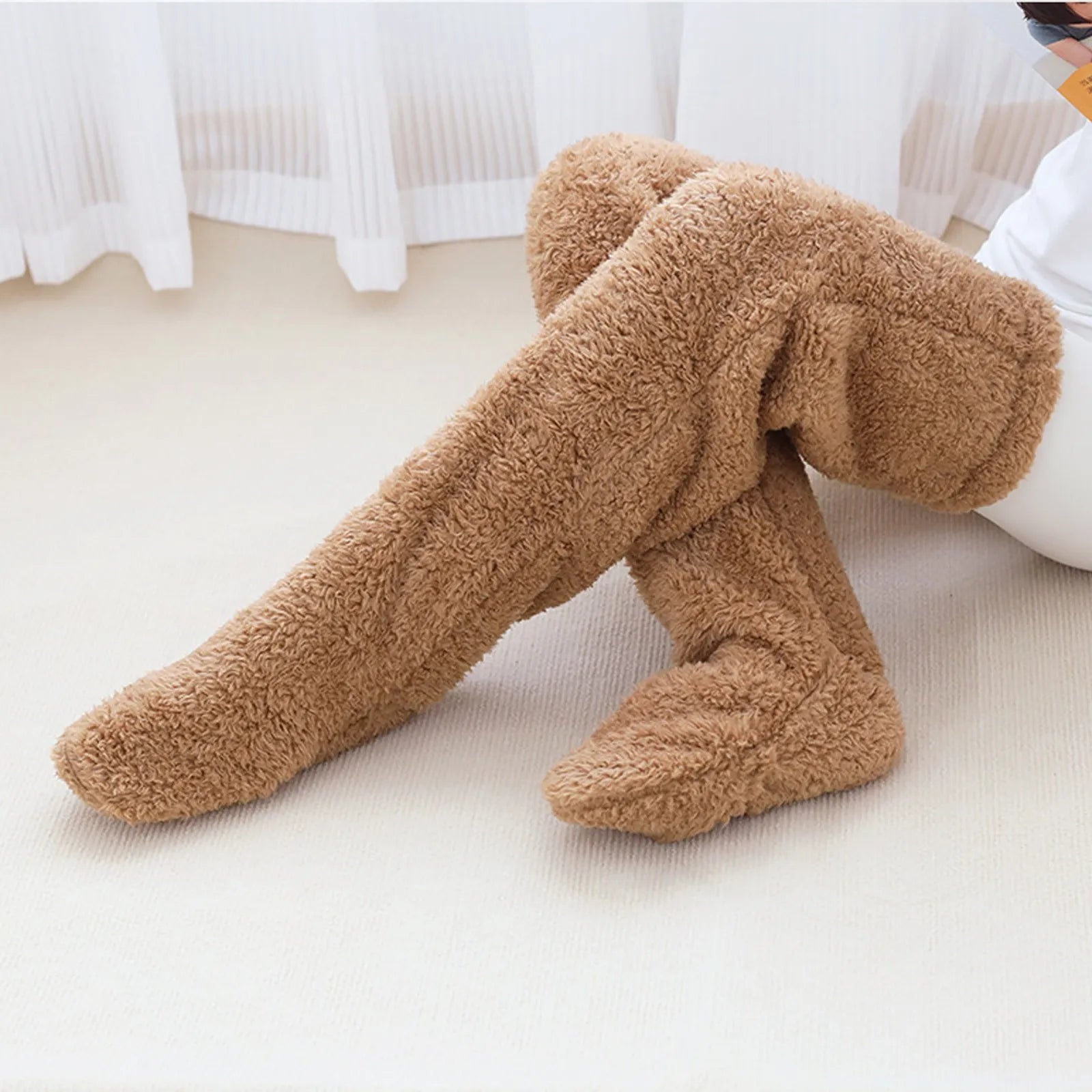 Alessandra – Kuschelige Teddy Socken