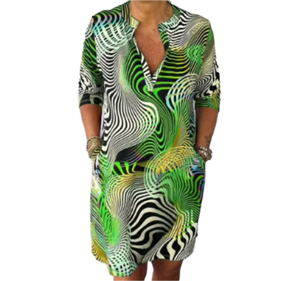 Lorenza – Elegantes Plisseekleid für Damen