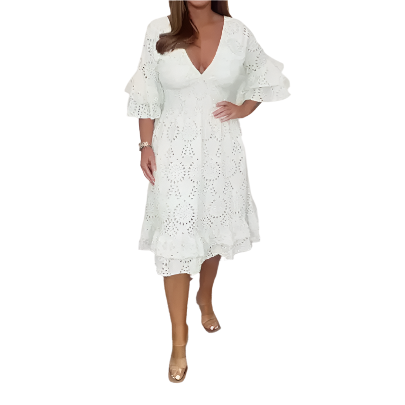 Adèle – Damen Spitzen-Sommerkleid