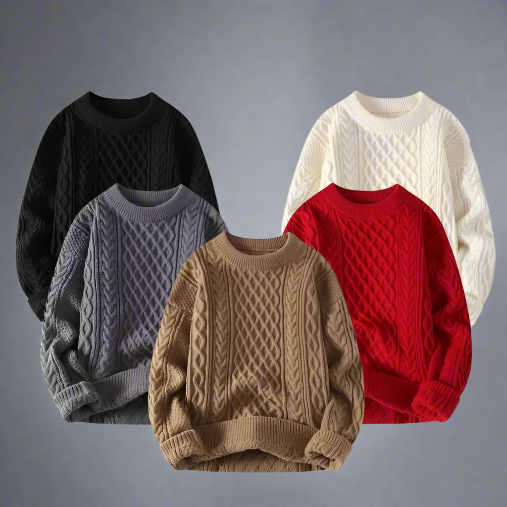 Liam – Warmer Strickpullover für Herren