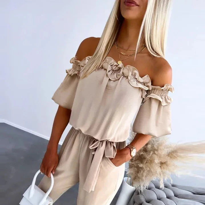 Lara - Off-Shoulder Playsuit für Damen