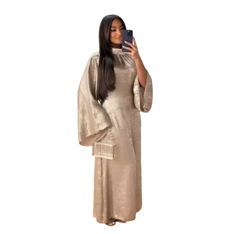 Amina – Elegante Luxus Dubai Abaya für Damen