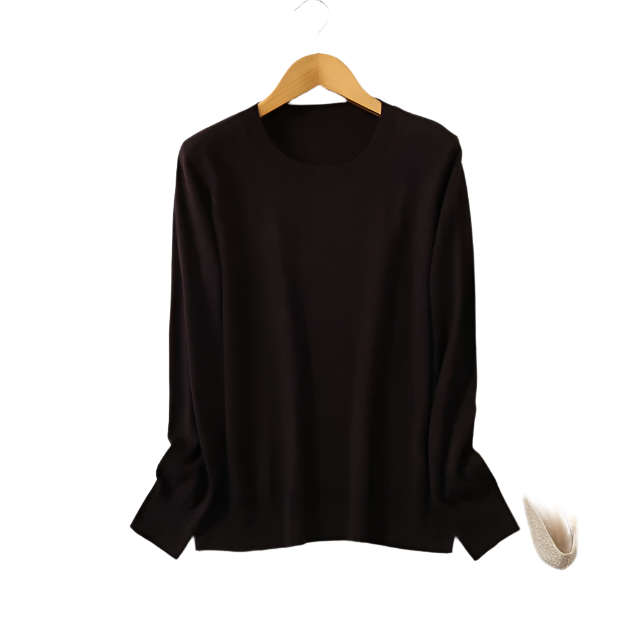 Lucia – Luxuriöser Damen Rundhalspullover