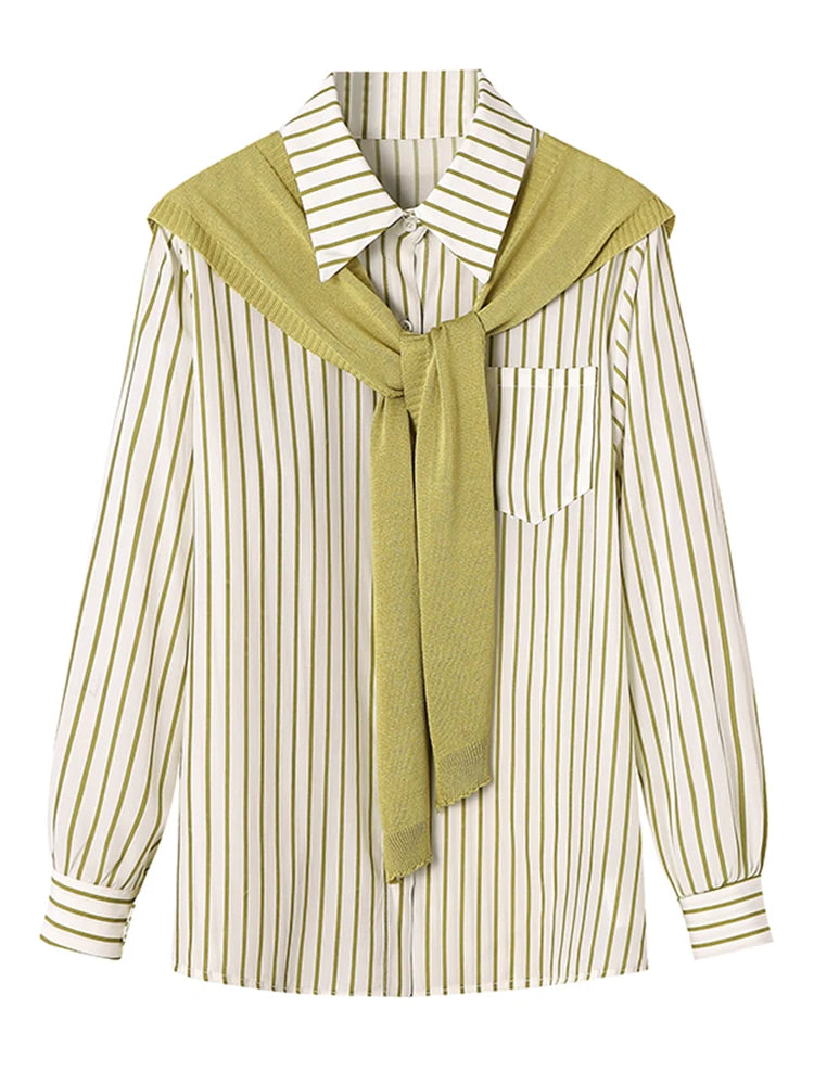 Amelia – Gestreiftes Langarmshirt für Damen