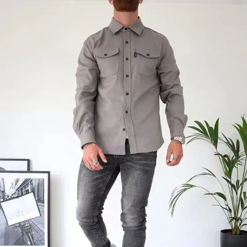 Gabriel – Elegantes Langarmshirt für Herren