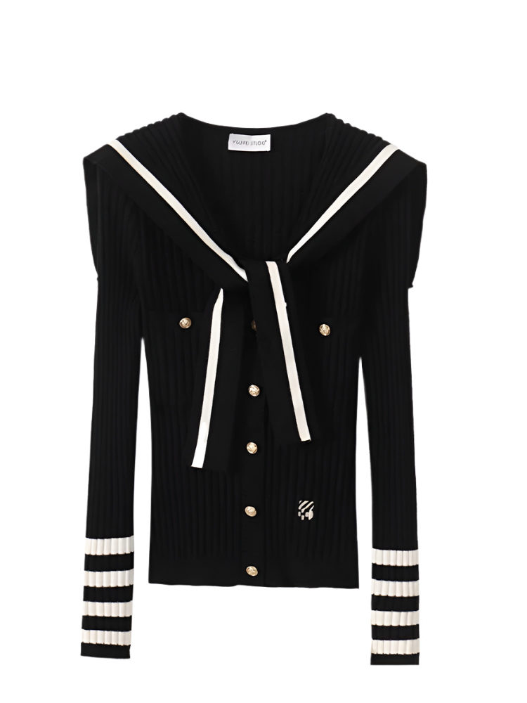 Marian – Damenpullover mit Matrosenkragen