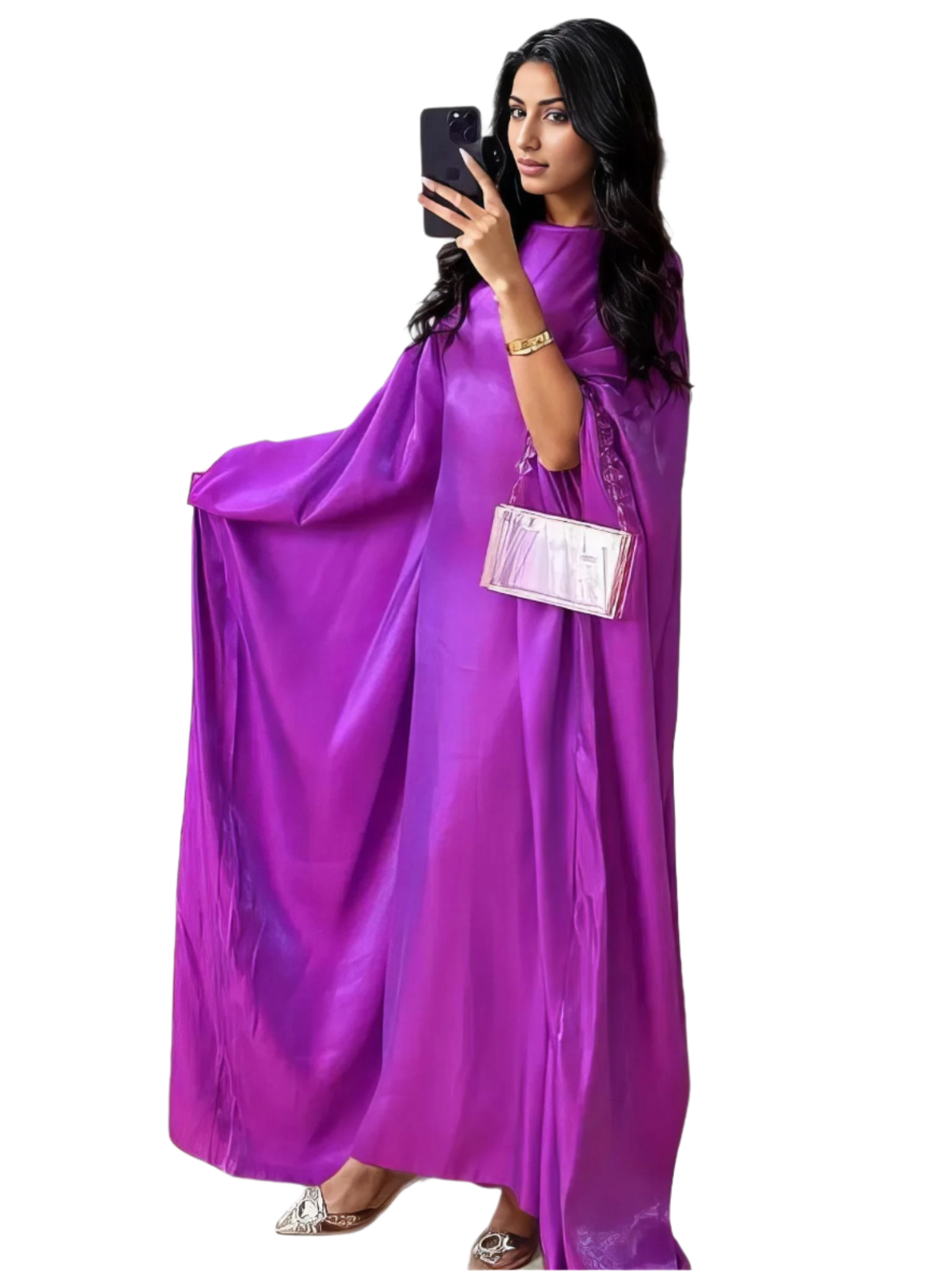 Eva – Schmetterlings-Abaya Kleid für Damen