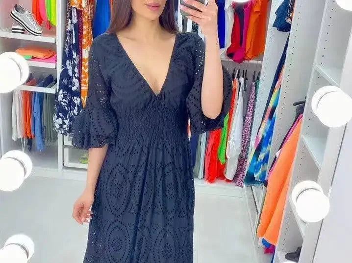 Adèle – Damen Spitzen-Sommerkleid