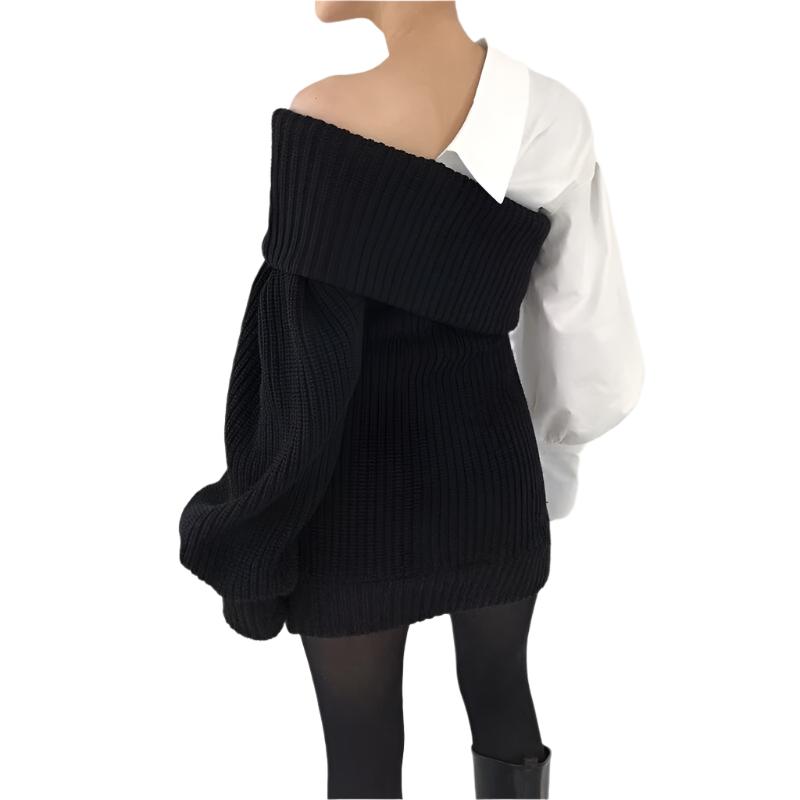 Giulia – Stilvolle Kombination aus Top, Shirt und Pullover für Frauen