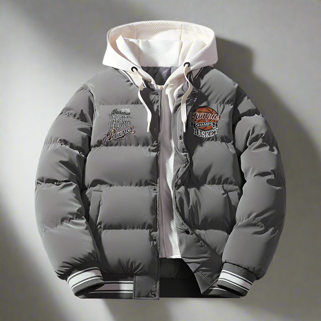 Alex – Neue Winterjacke für Herren, Basketball Warme Mäntel