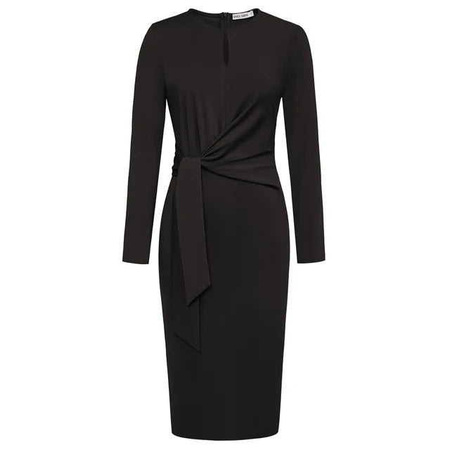 Sarina – Elegantes Langarmkleid für Damen