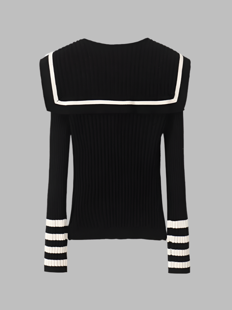 Marian – Damenpullover mit Matrosenkragen