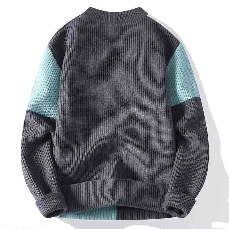 Matteo – Klassischer Plaid Strickpullover für Männer