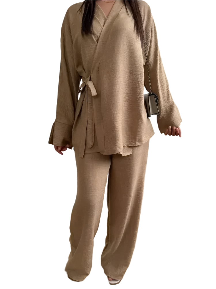 Layla – Elegantes Zweiteiliges Abaya-Set für Damen