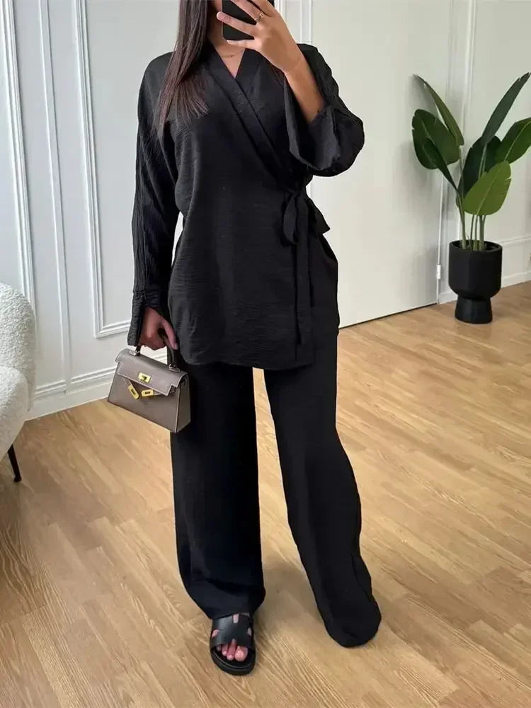 Layla – Elegantes Zweiteiliges Abaya-Set für Damen