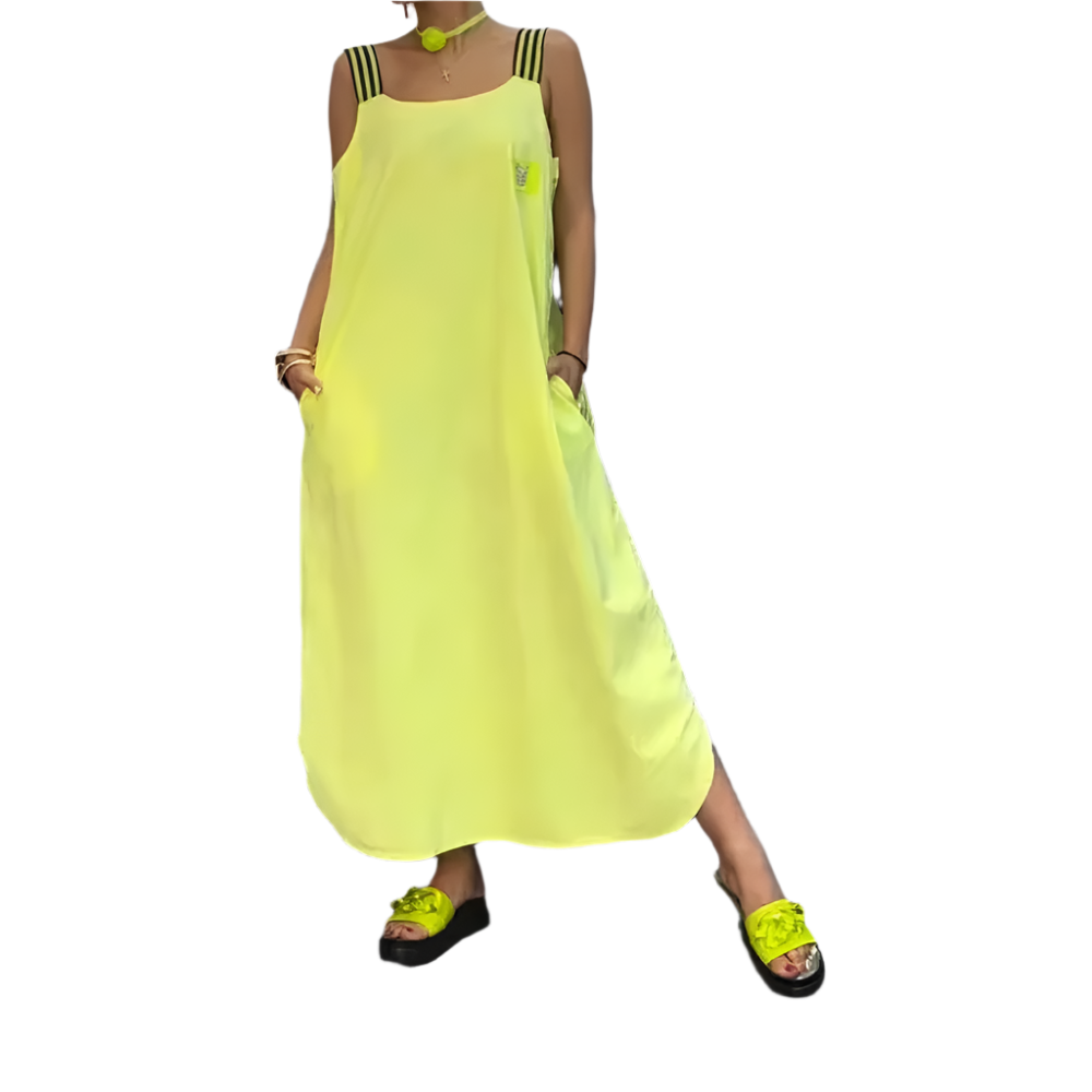 Luciana – Lockeres Damen-Kleid aus Baumwoll-Leinen