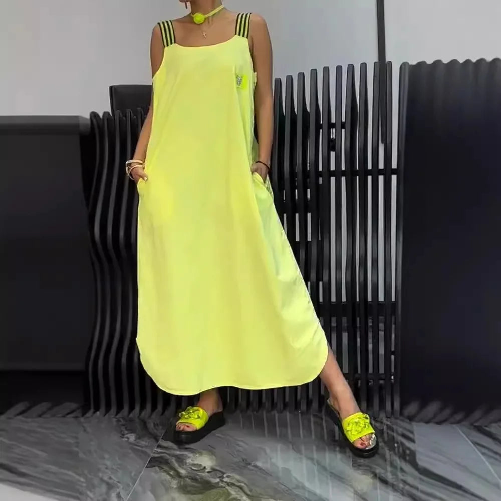 Luciana – Lockeres Damen-Kleid aus Baumwoll-Leinen