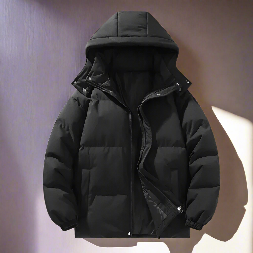 Luca – Thermal Herren-Wasserabweisende Jacke mit Abnehmbarem Kapuzen-Design