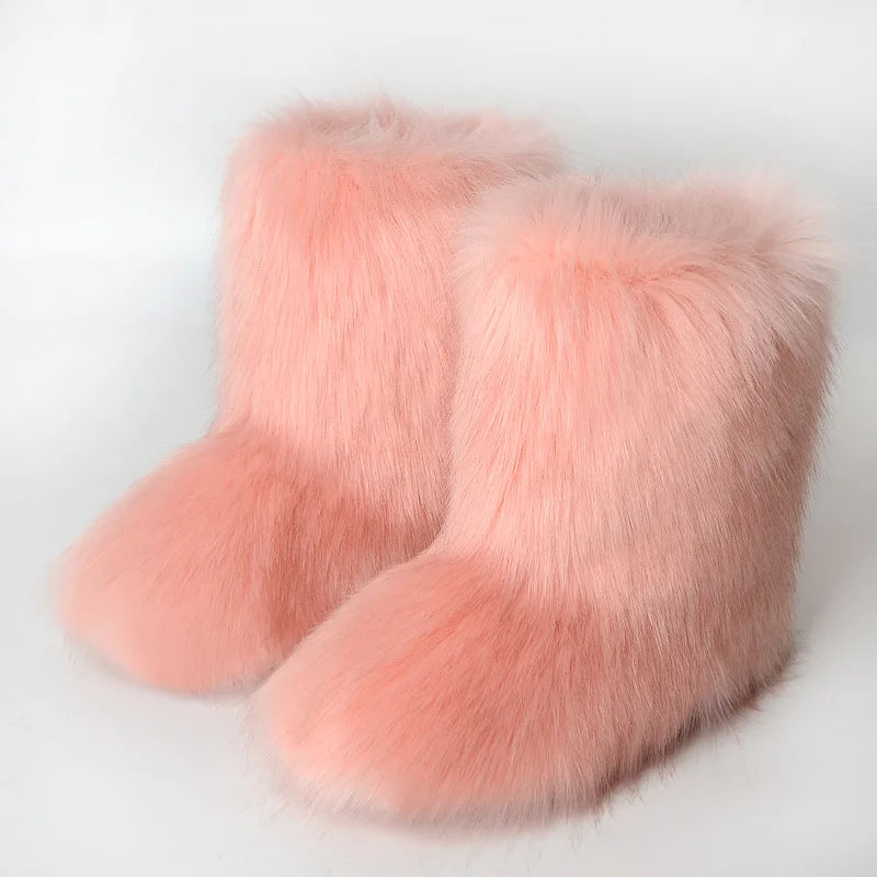 Juliette – Gemütliche Vegane Fluffy Boots für Frauen
