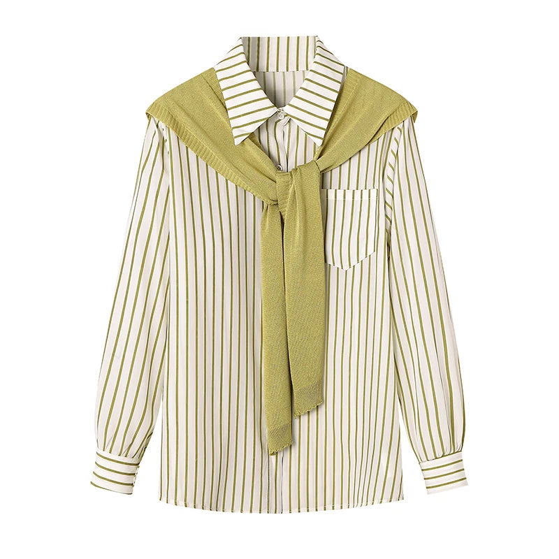 Amelia – Gestreiftes Langarmshirt für Damen