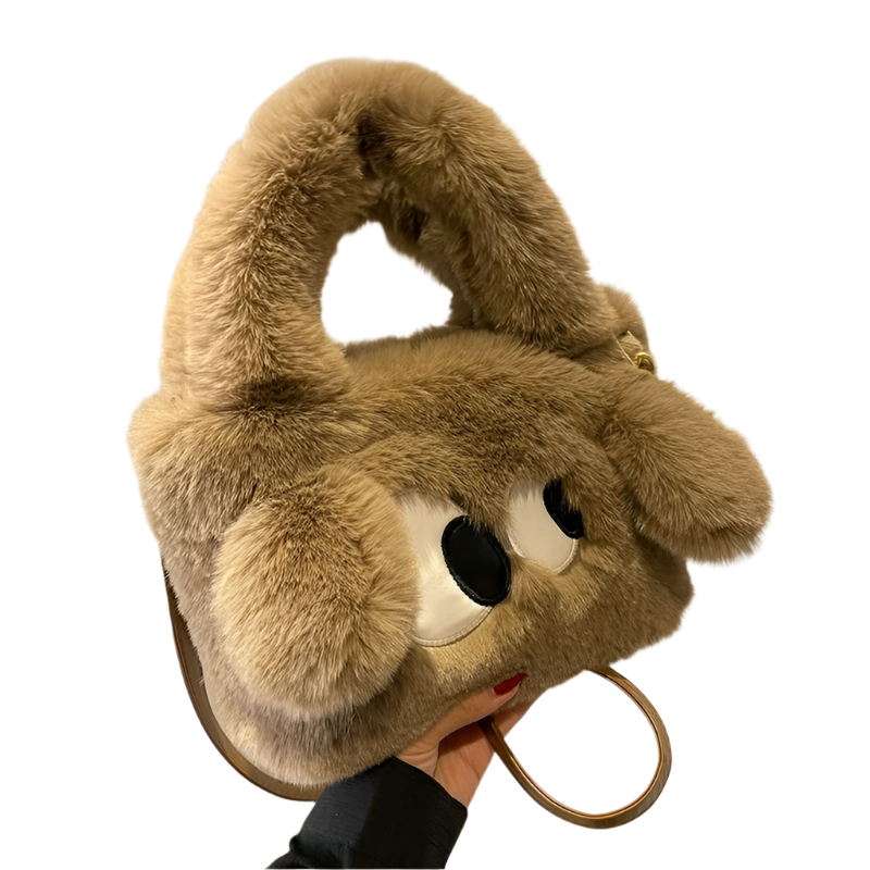 Elena – Luxuriöse Stofftasche für Kuscheltiere