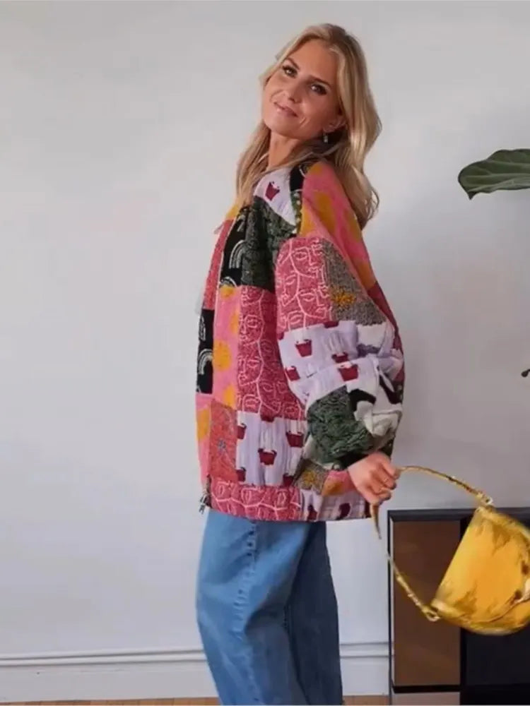 Lucia – Elegante Oversized Steppjacke für Damen