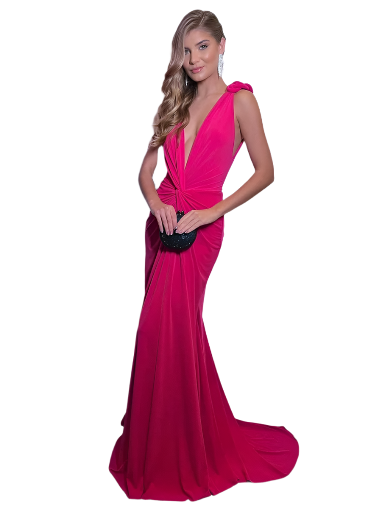 Sophia – Verzauberndes V-Ausschnitt Maxikleid für Frauen