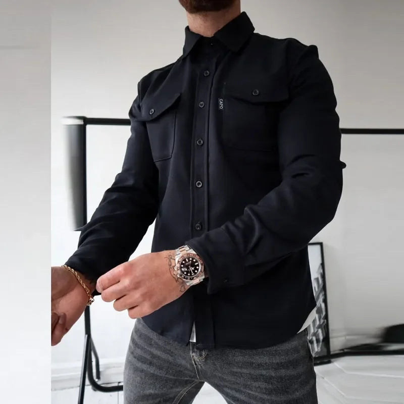Gabriel – Elegantes Langarmshirt für Herren