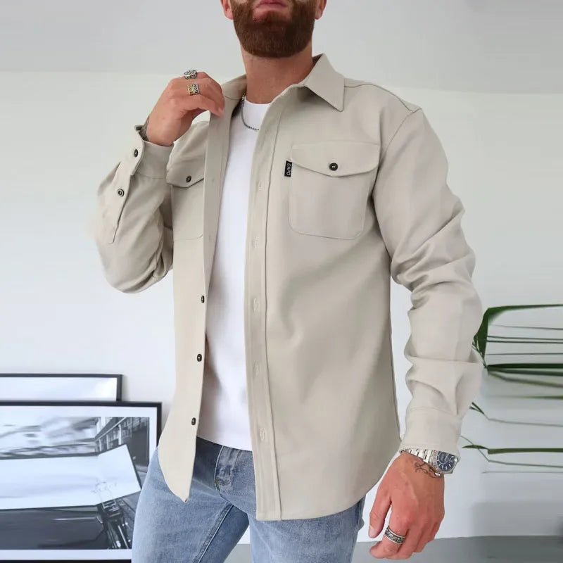 Gabriel – Elegantes Langarmshirt für Herren