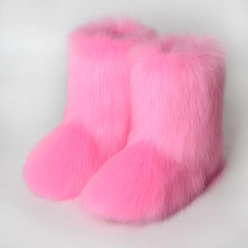 Juliette – Gemütliche Vegane Fluffy Boots für Frauen
