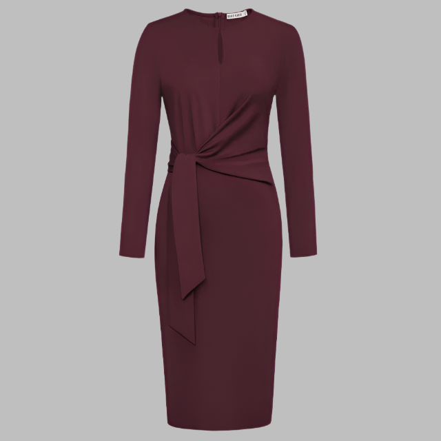 Sarina – Elegantes Langarmkleid für Damen