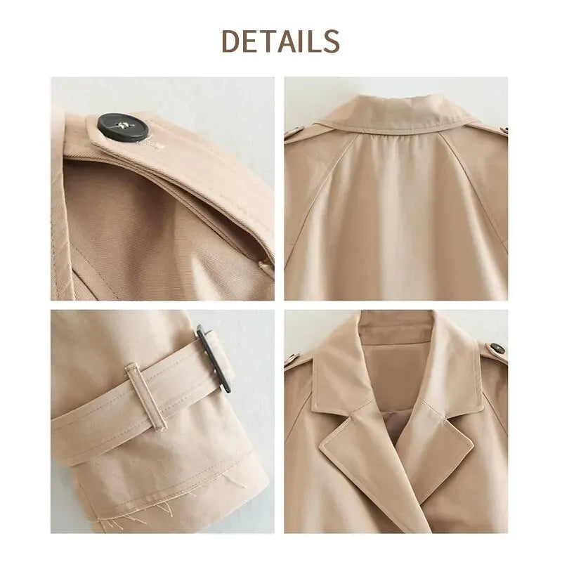 Clara – Taillierter Winter-Pea Coat für Damen
