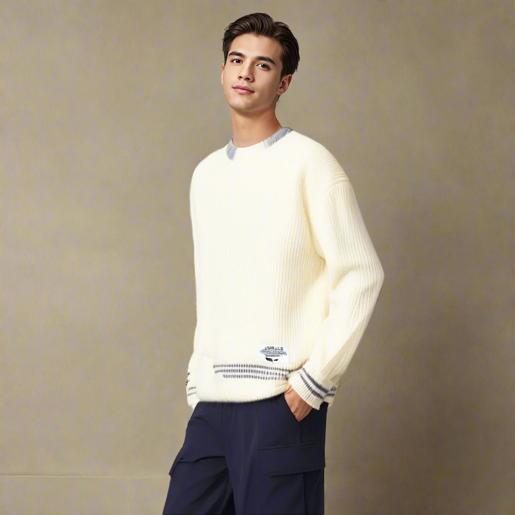 Lorenzo – Retro-Strickpullover für Herren