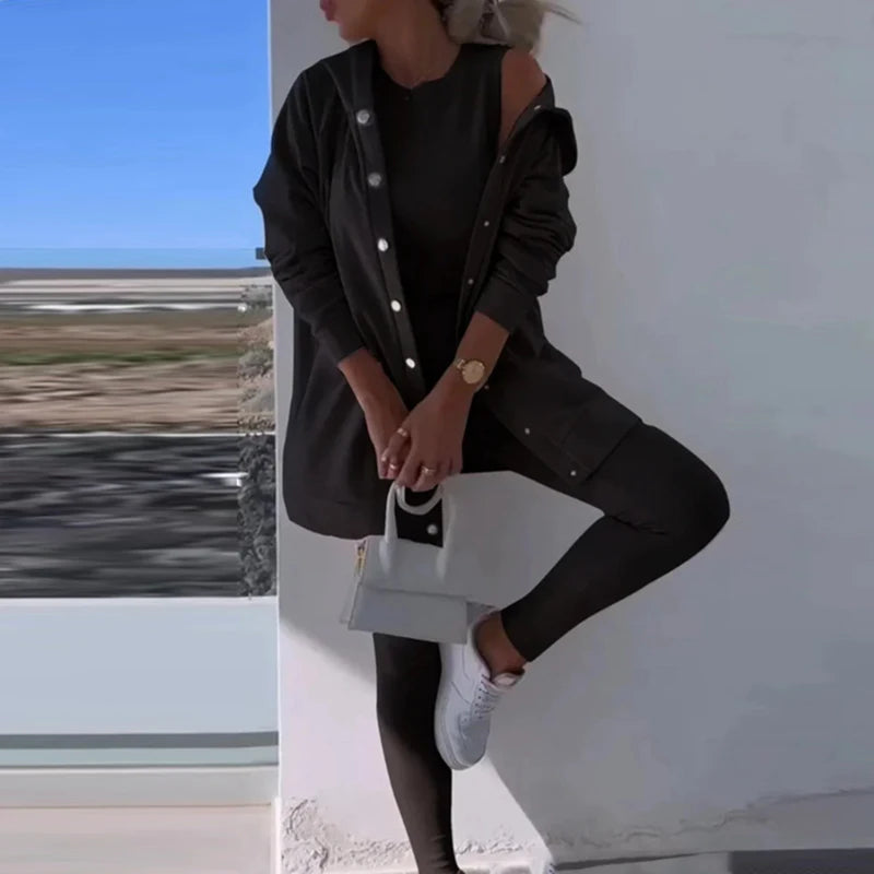 Lara – Elegantes 3-Teiler-Sportoutfit für Damen