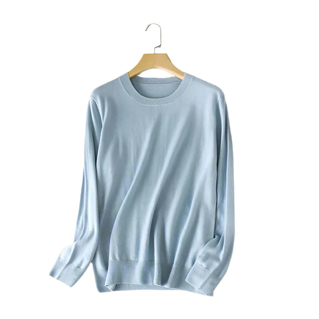 Lucia – Luxuriöser Damen Rundhalspullover