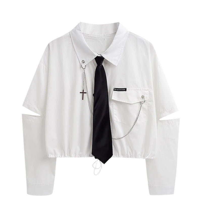 Isabella – Harajuku Gothic Punk Streetwear Set für Frauen