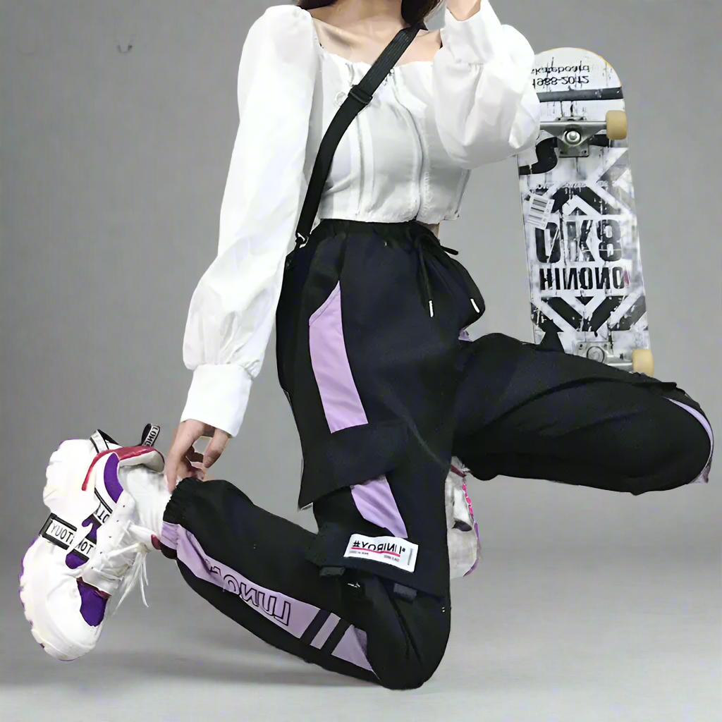 Camila – Lässige Damen Cargo Jogginghose