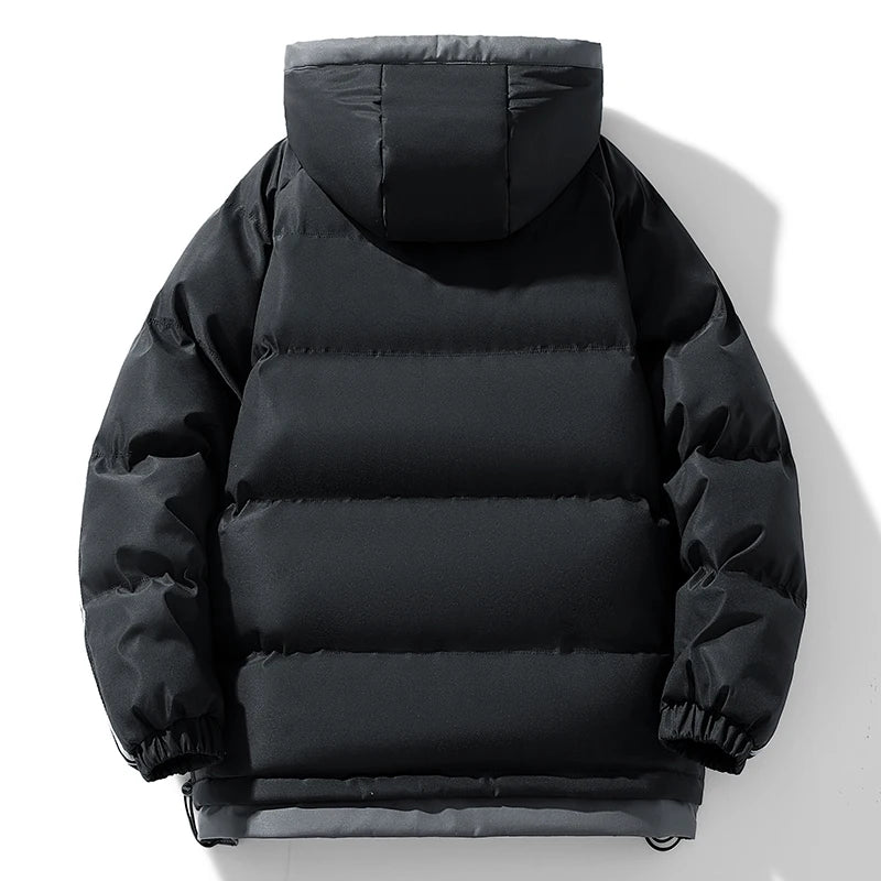 Lucas – Herren Winter Baumwolljacke mit Kapuze