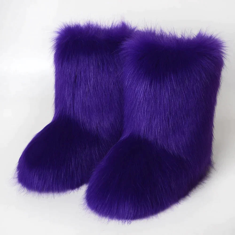 Juliette – Gemütliche Vegane Fluffy Boots für Frauen
