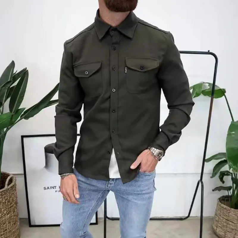 Gabriel – Elegantes Langarmshirt für Herren