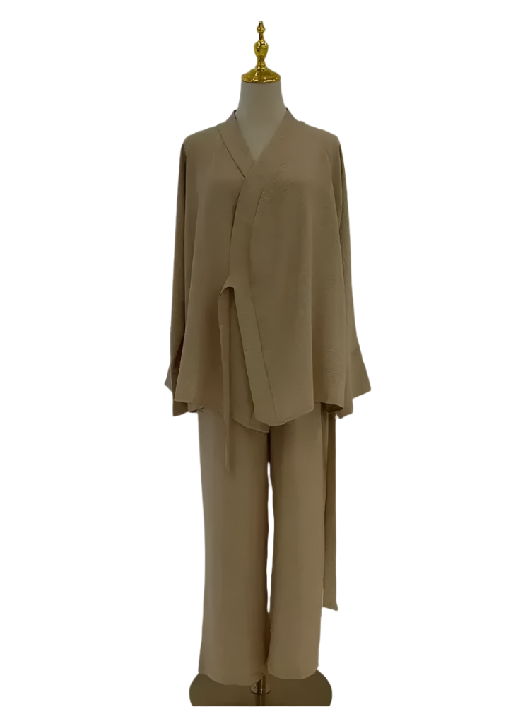 Layla – Elegantes Zweiteiliges Abaya-Set für Damen