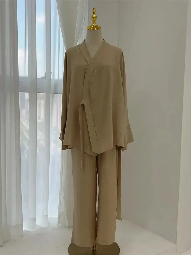 Layla – Elegantes Zweiteiliges Abaya-Set für Damen